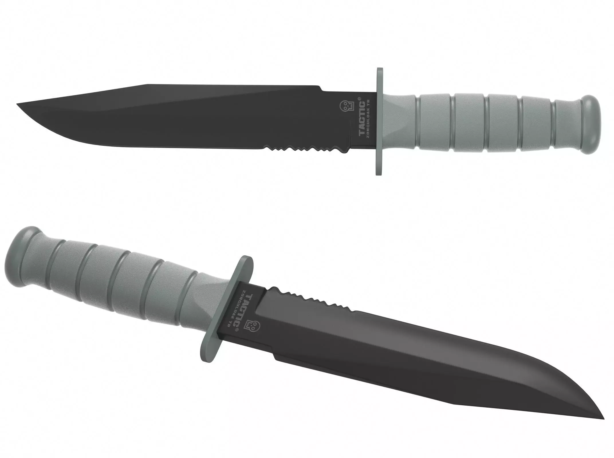 Tactical Knife 3D model_0