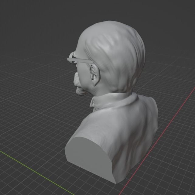 Edmund Husserl 3D print model_15
