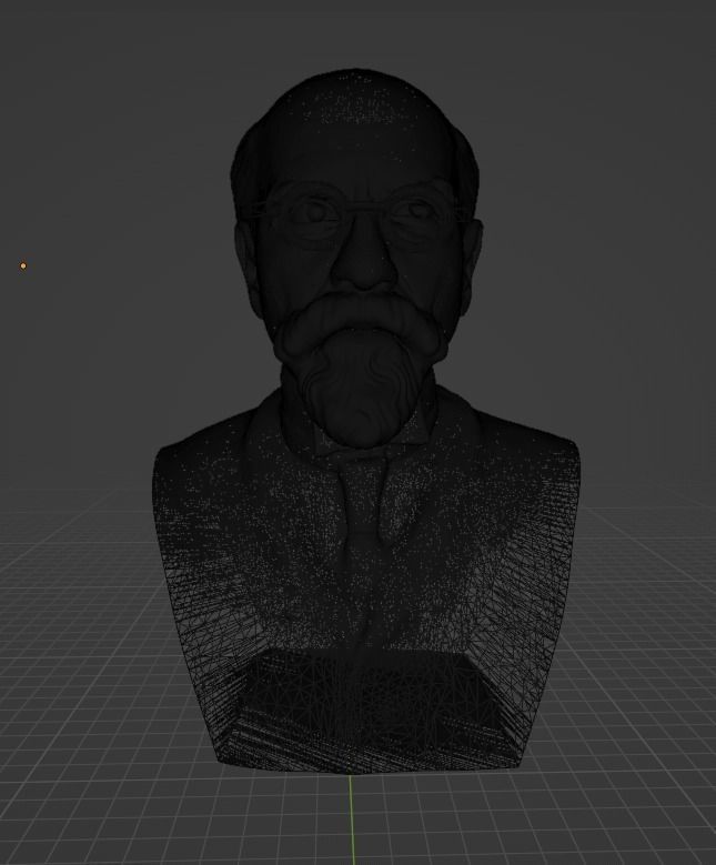 Edmund Husserl 3D print model_3
