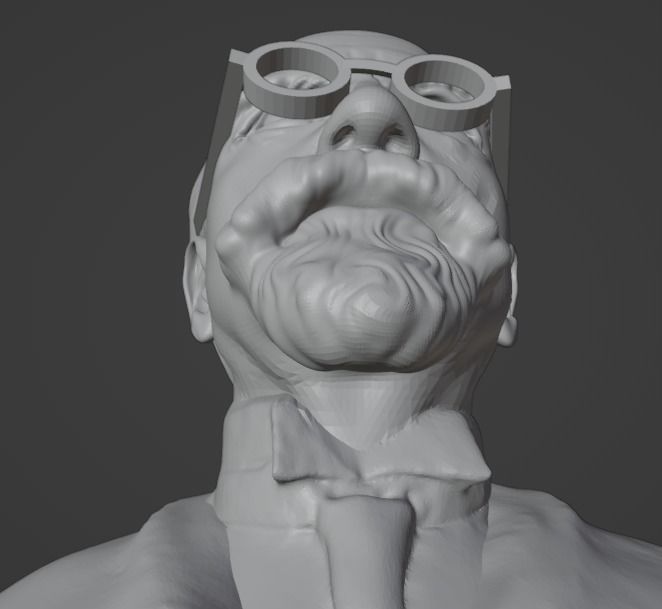 Edmund Husserl 3D print model_20