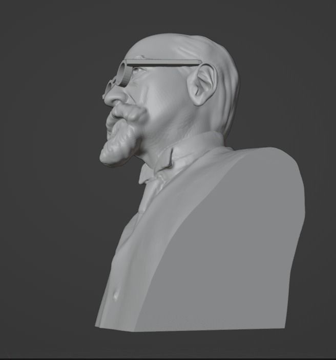Edmund Husserl 3D print model_8