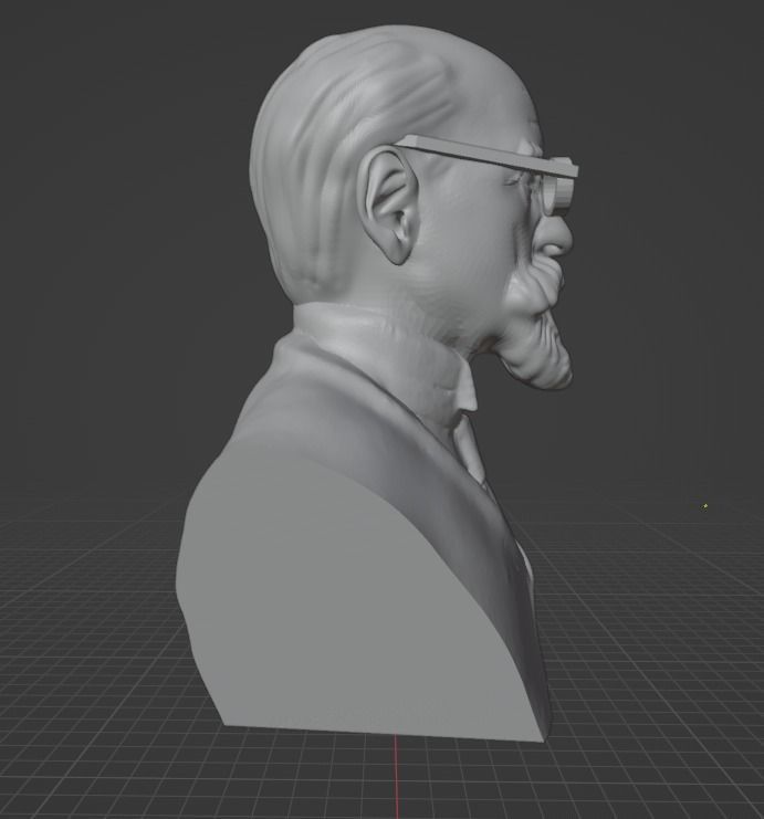 Edmund Husserl 3D print model_11