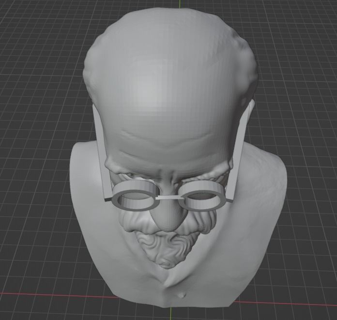 Edmund Husserl 3D print model_21