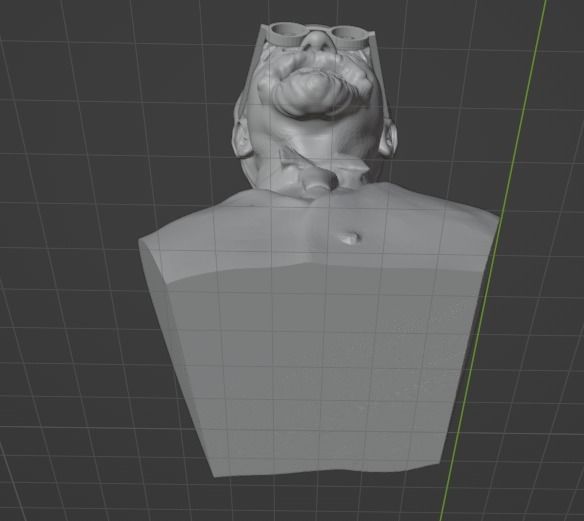 Edmund Husserl 3D print model_4