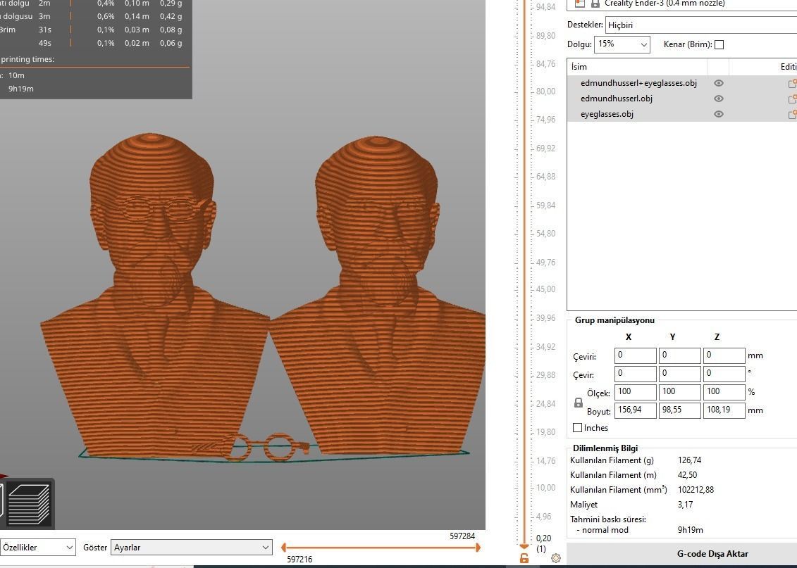 Edmund Husserl 3D print model_6