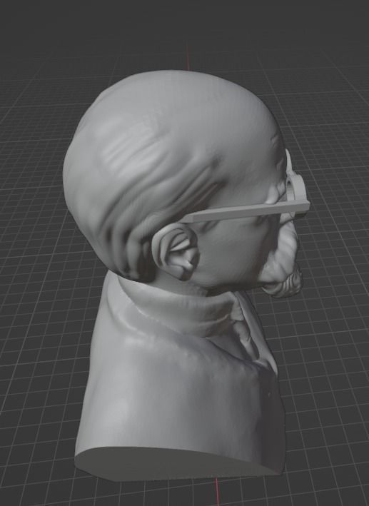 Edmund Husserl 3D print model_16