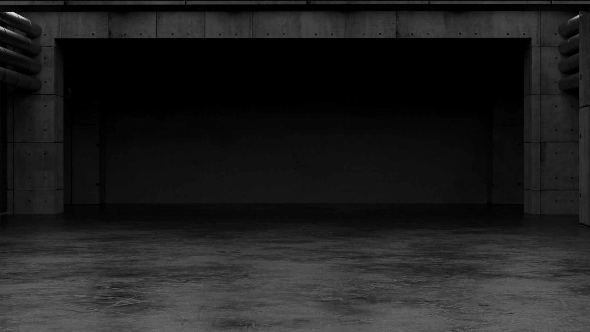 Ready 3D Garage Model 3D model_1