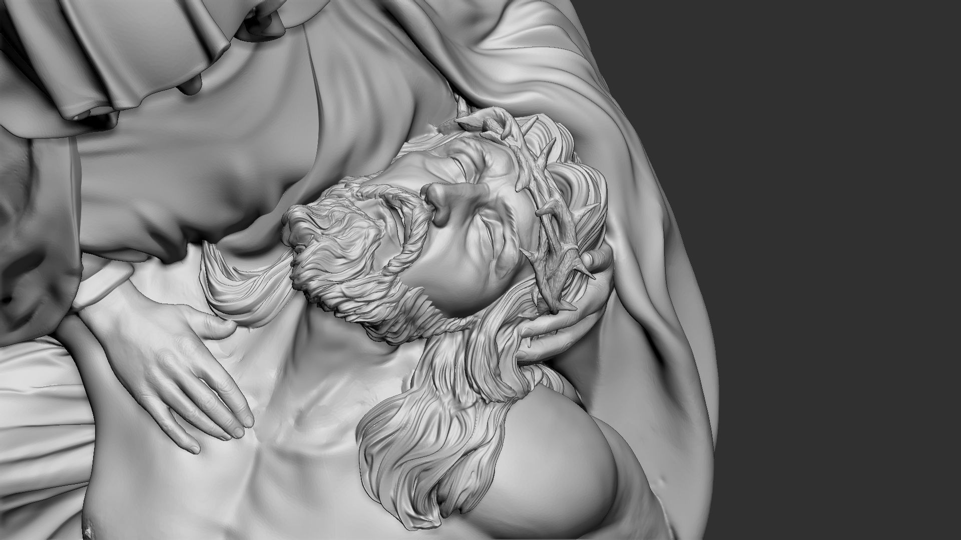 Jesus Sculpture 09 3D print model_20