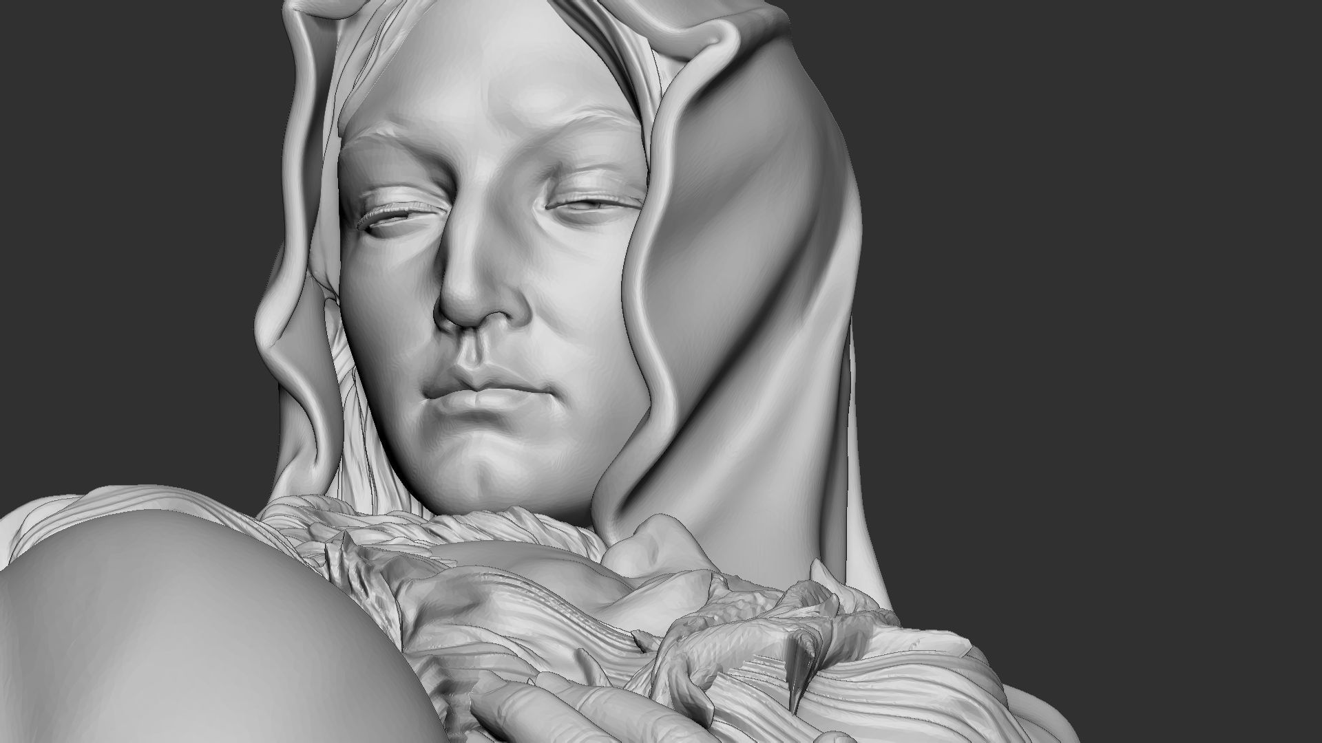 Jesus Sculpture 09 3D print model_21