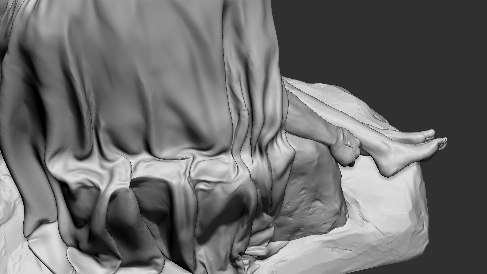 Jesus Sculpture 09 3D print model_16