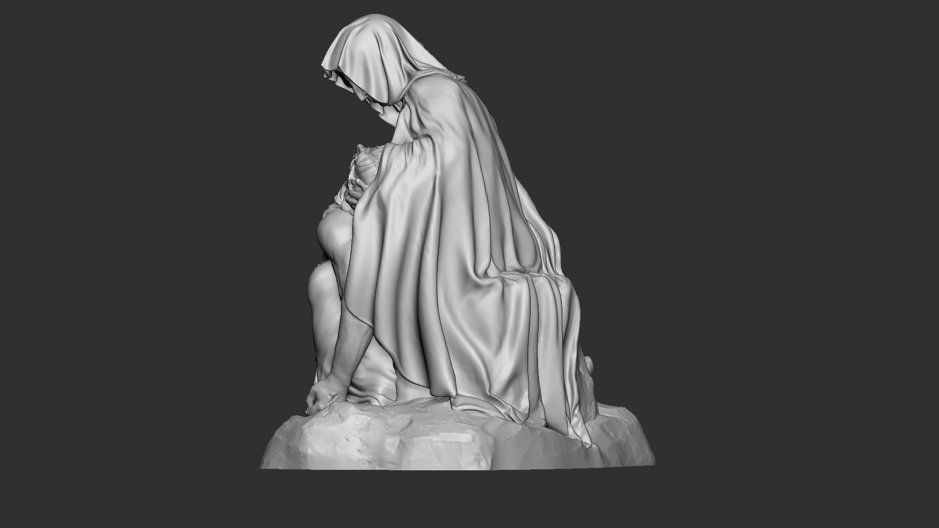 Jesus Sculpture 09 3D print model_30