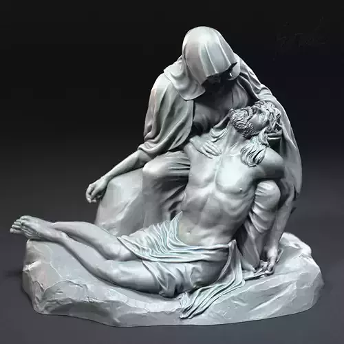 Jesus Sculpture 09 3D print model  Jesus Sculpture 09 3D print model