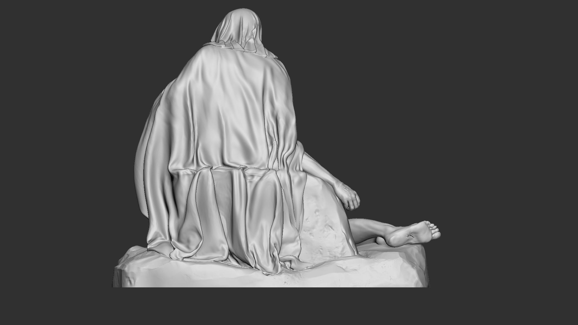 Jesus Sculpture 09 3D print model_33