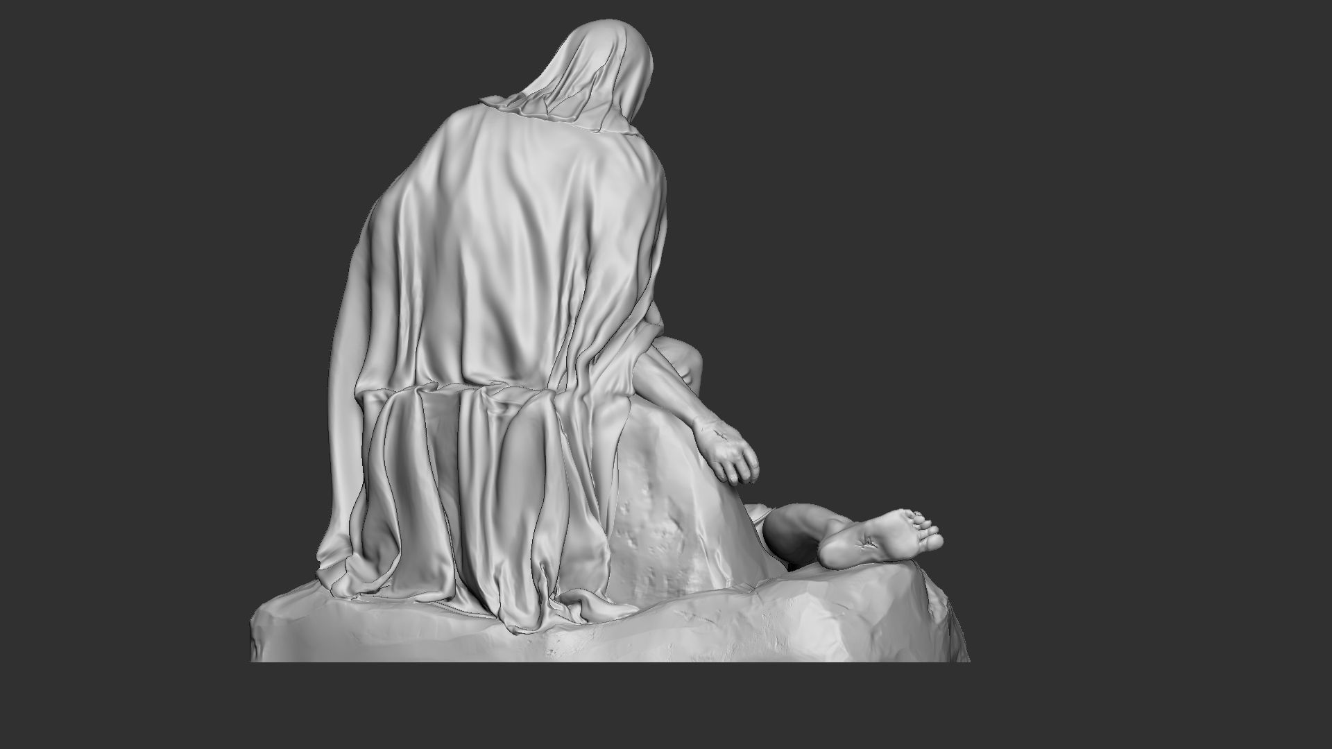 Jesus Sculpture 09 3D print model_9