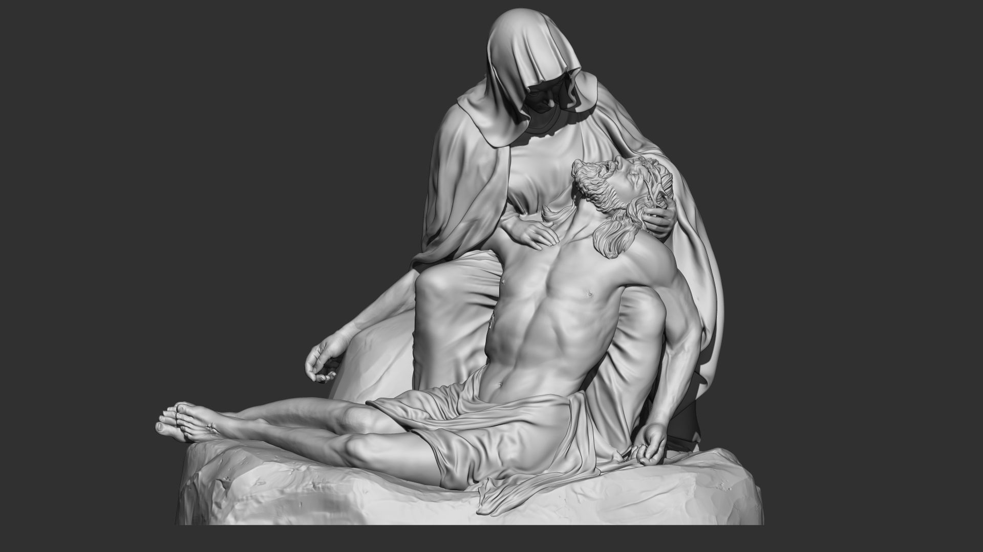 Jesus Sculpture 09 3D print model_28