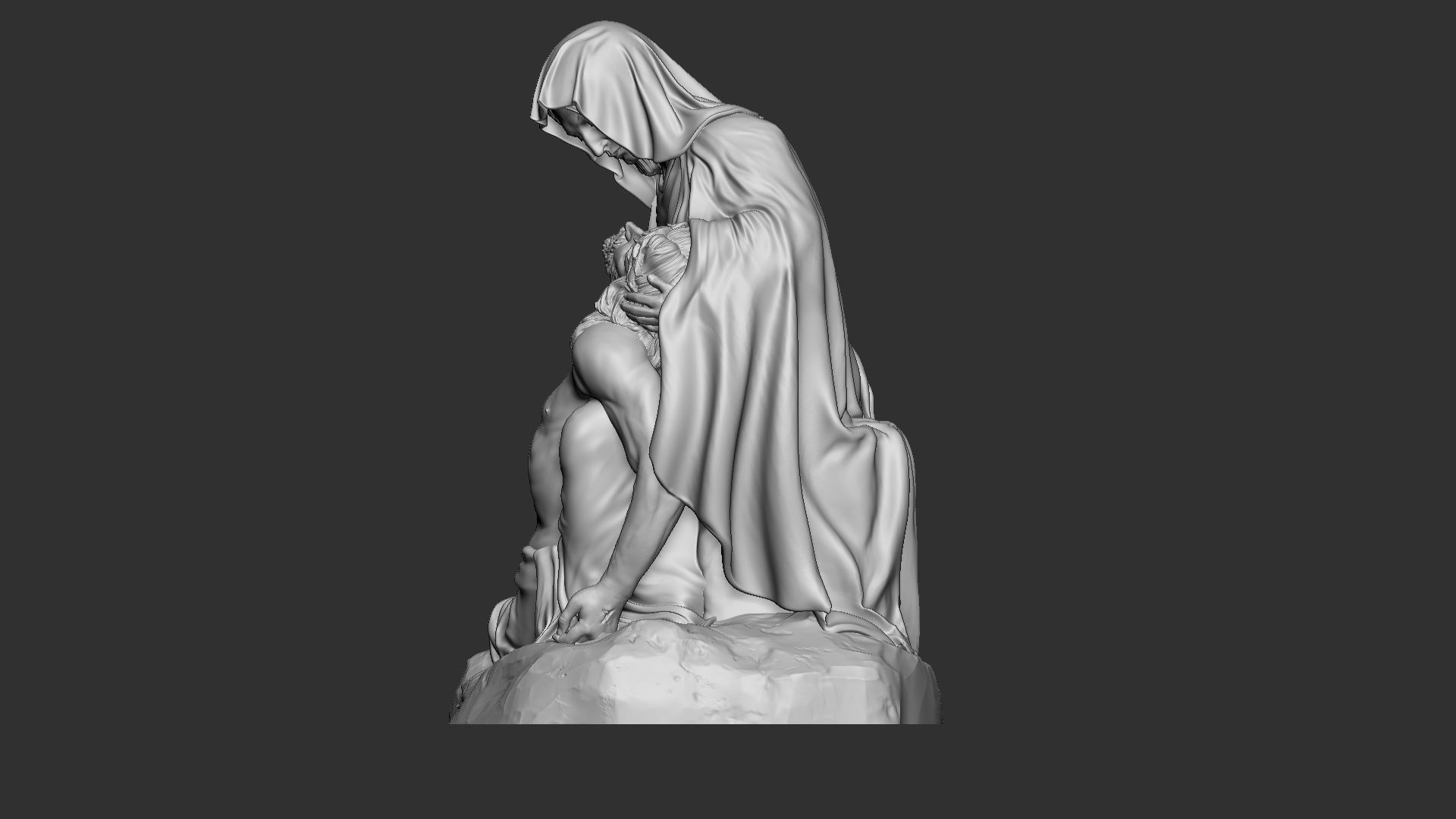 Jesus Sculpture 09 3D print model_29