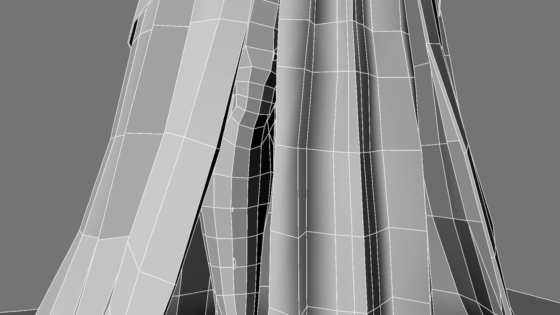 Queen woman in golden dress 3D model_39