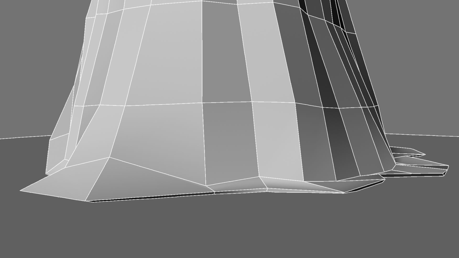 Queen woman in golden dress 3D model_44