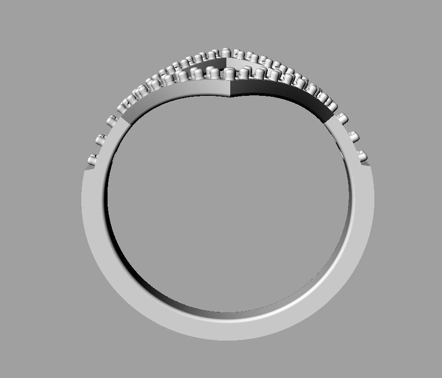 Goemetric Diamond Ring 3D print model_18