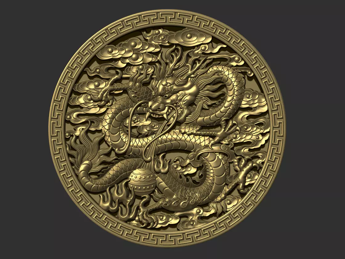 Dragon pendant 3D print model