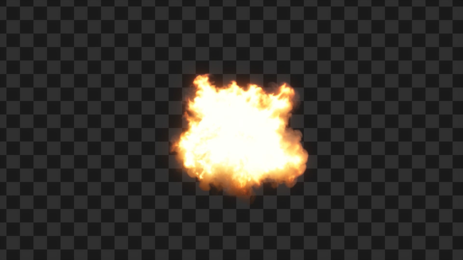 3D Game Ready Explosion exploding fireball Low-poly 3D model_27