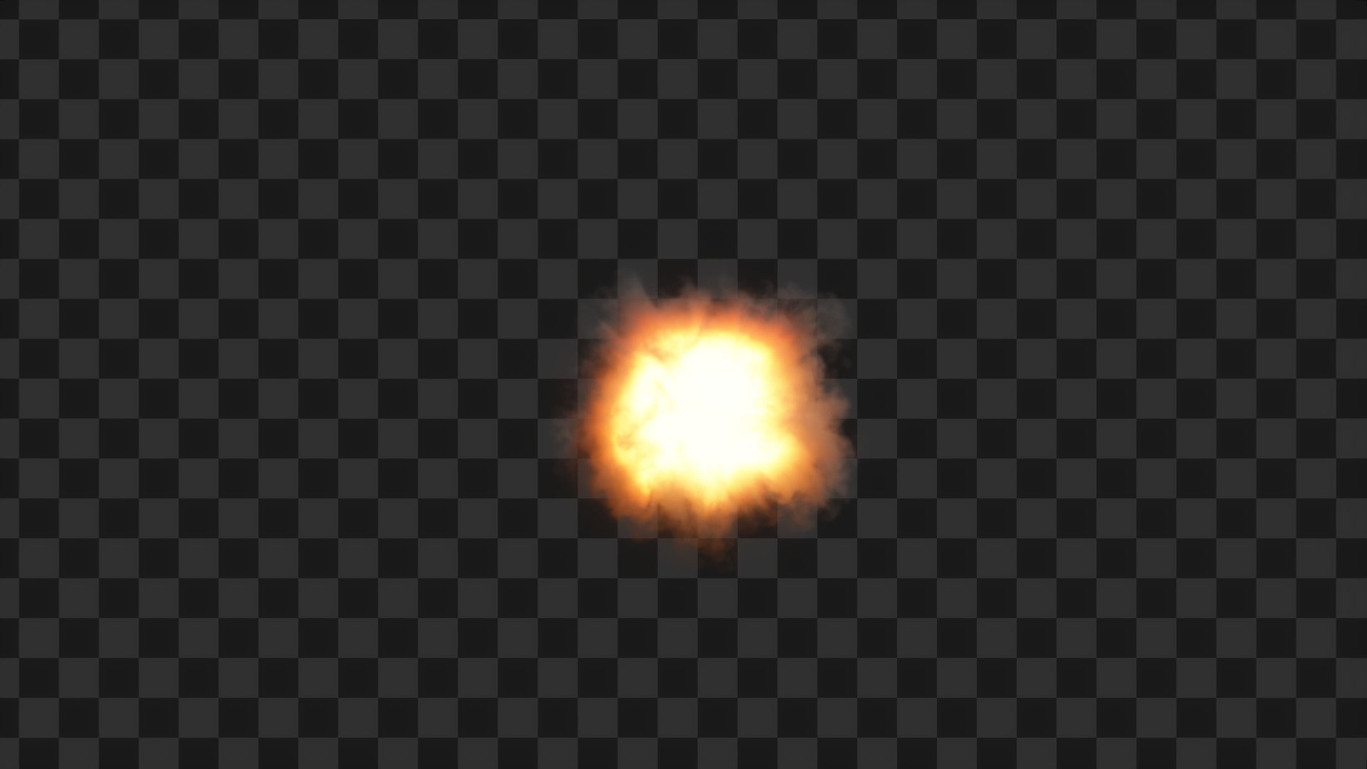3D Game Ready Explosion exploding fireball Low-poly 3D model_7