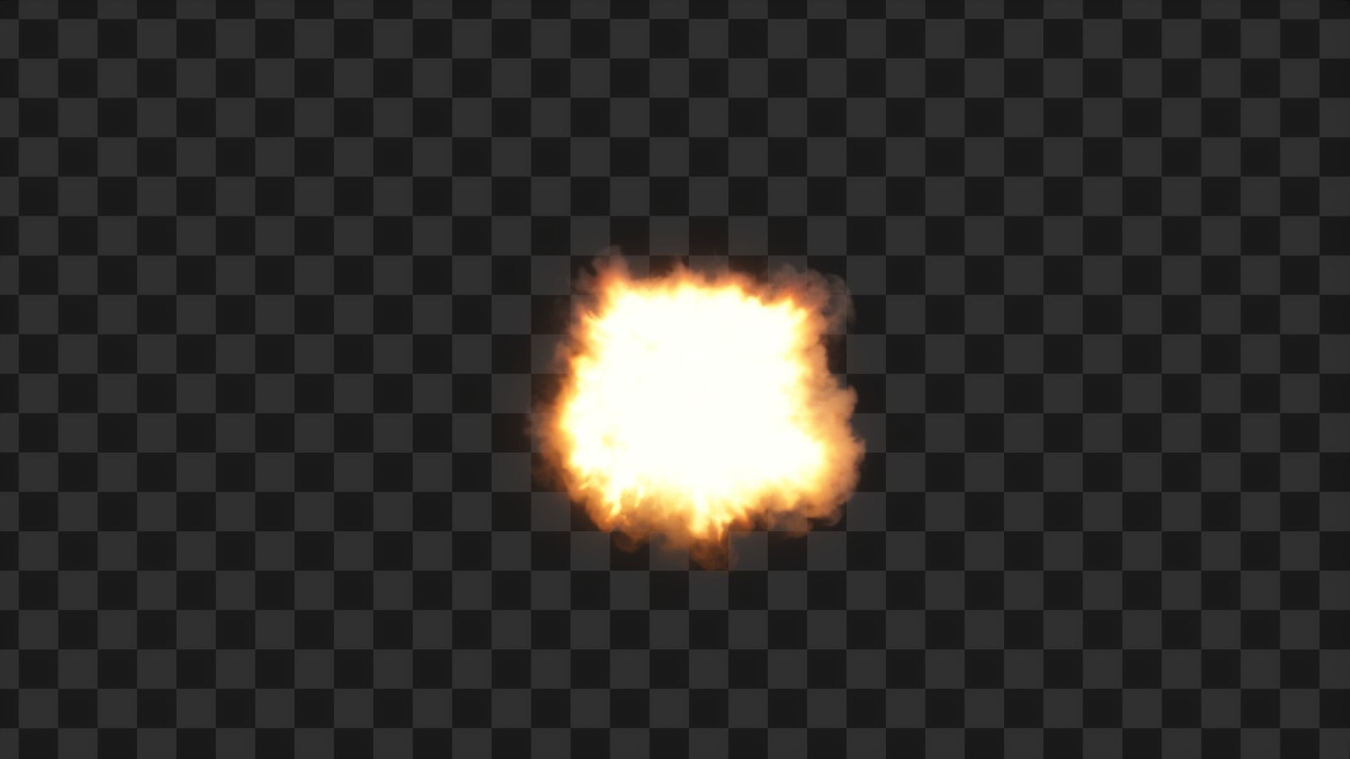 3D Game Ready Explosion exploding fireball Low-poly 3D model_25