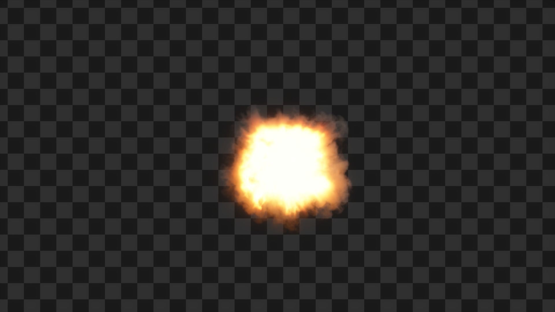 3D Game Ready Explosion exploding fireball Low-poly 3D model_8