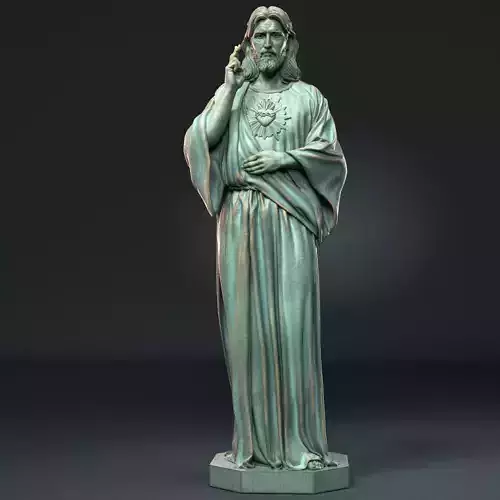 Jesus Sculpture 01