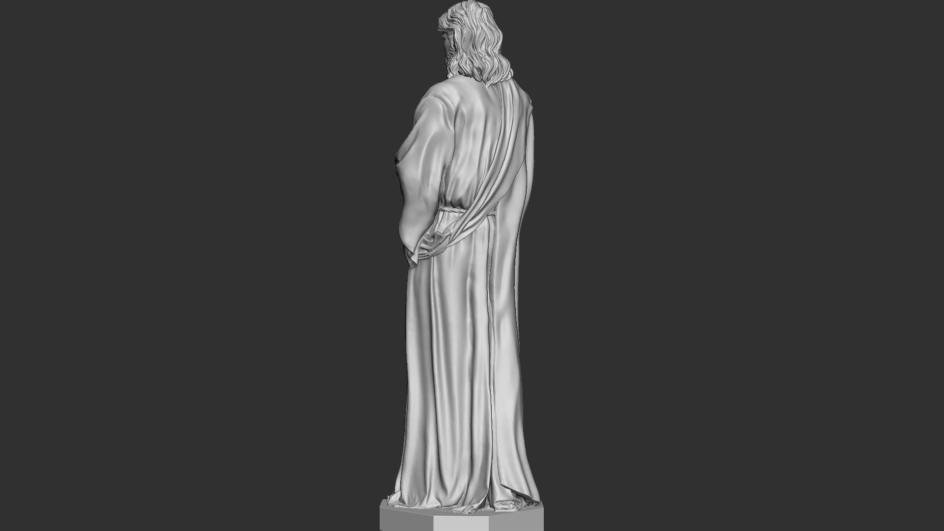 Jesus Sculpture 01 3D print model_31