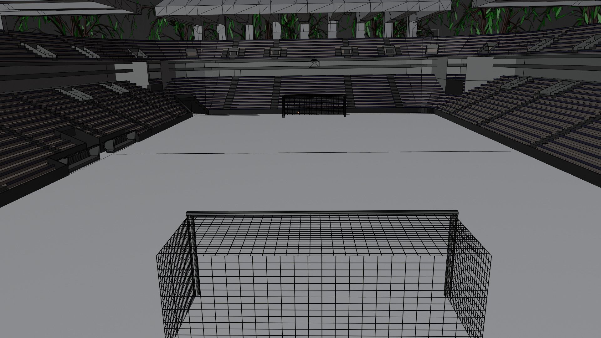 Soccer Stadium Low-poly 3D model_8