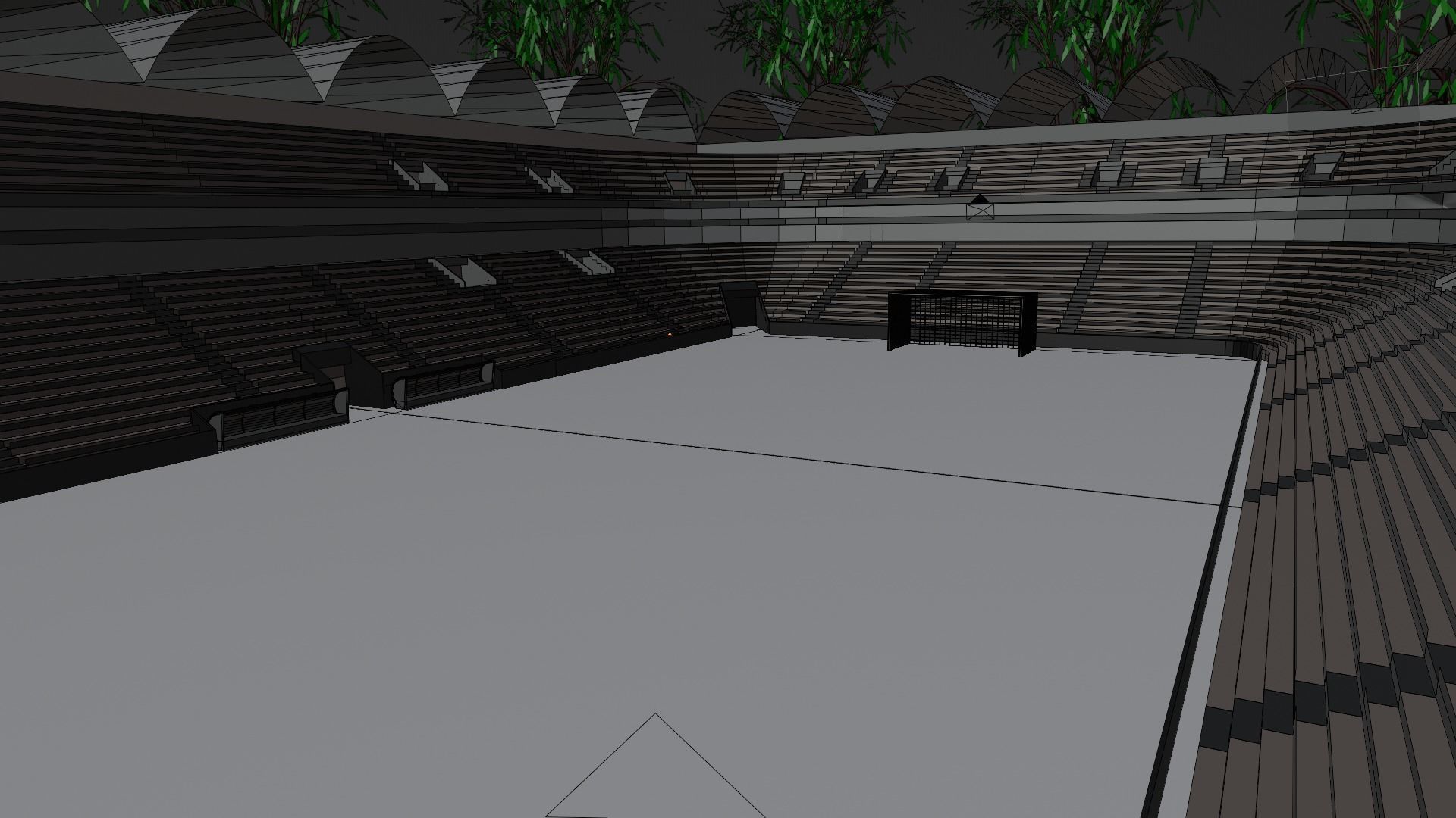 Soccer Stadium Low-poly 3D model_8