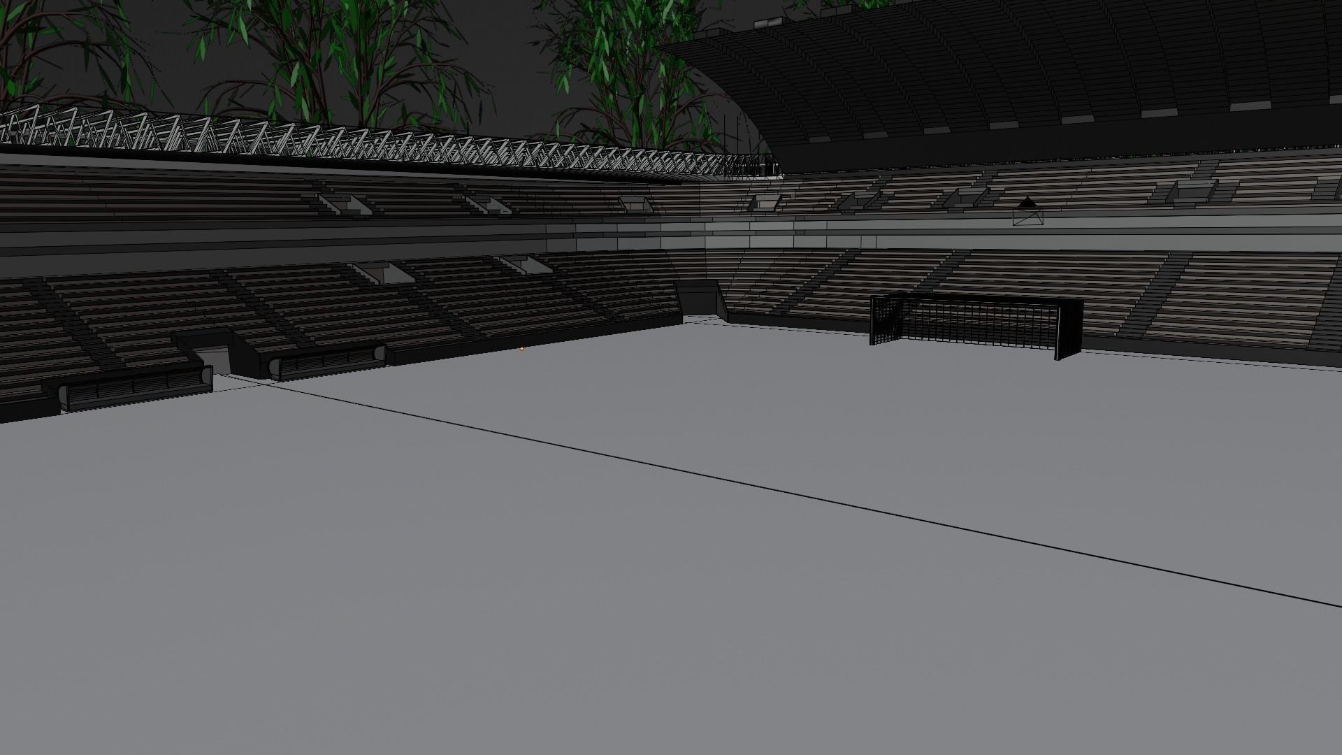 Soccer Stadium 3D model_8