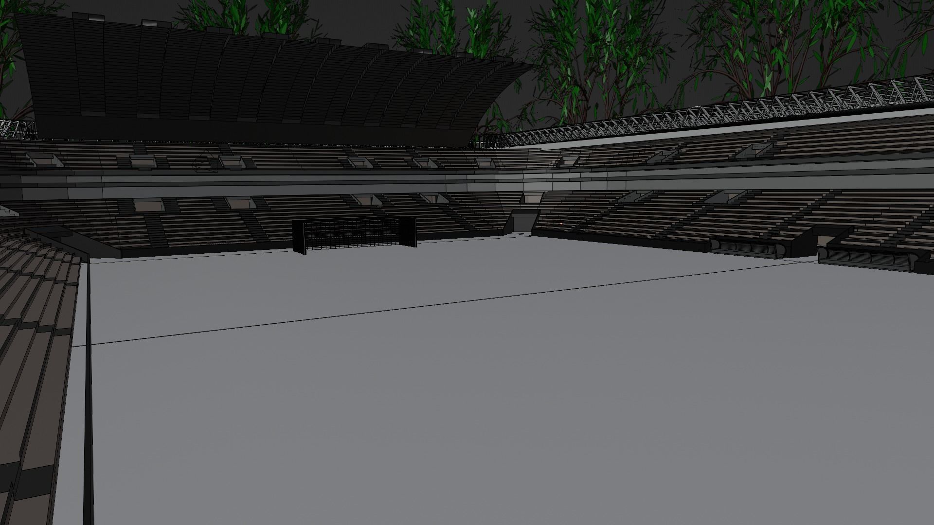 Soccer Stadium 3D model_7