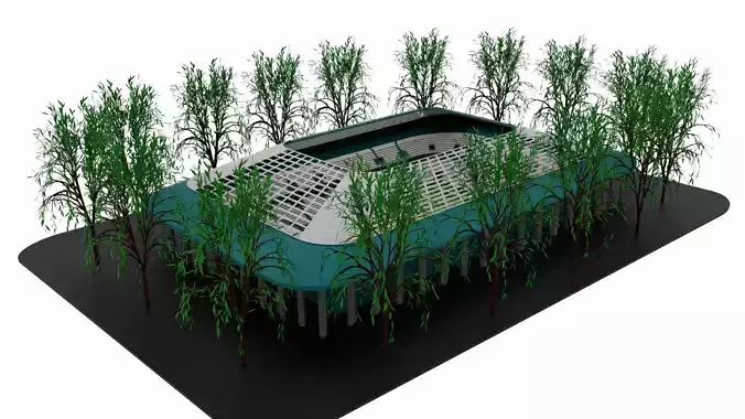 American football stadium