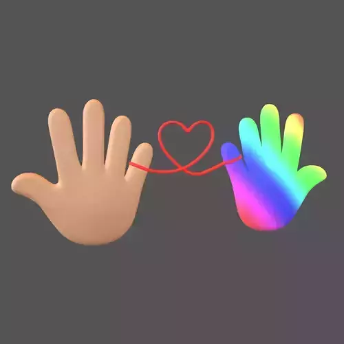 Hand with Red Line Icon v1 023