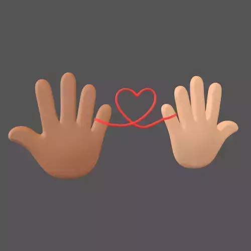 Hand with Red Line Icon v1 025