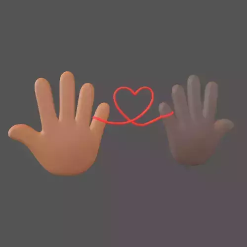 Hand with Red Line Icon v1 026