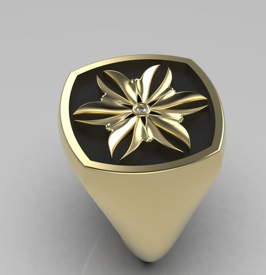 Ring 007 3D print model_7