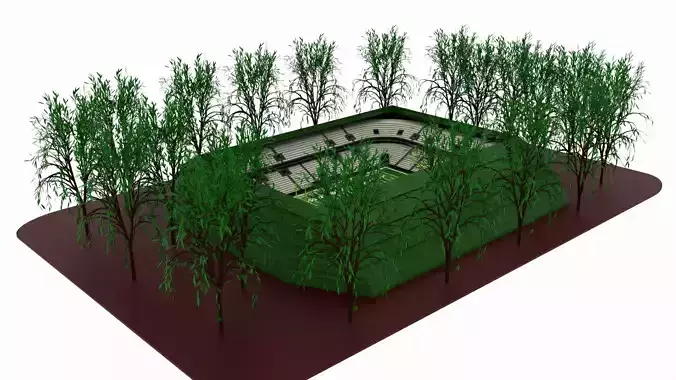 American football stadium