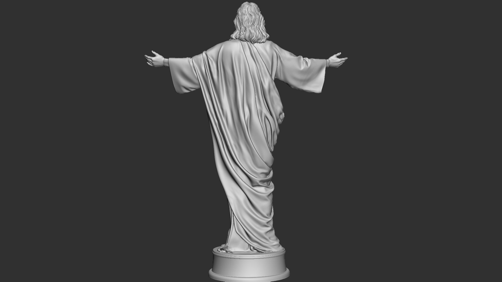 Jesus Sculpture 02 3D print model_26