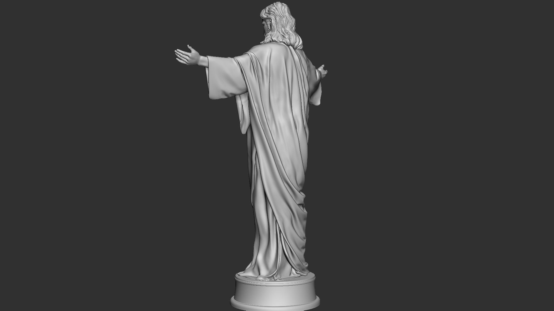 Jesus Sculpture 02 3D print model_24