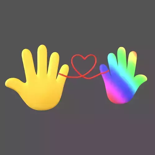 Hand with Red Line Icon v1 038