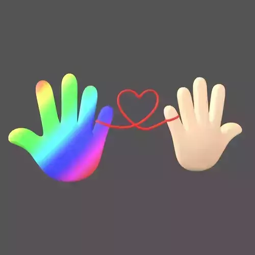 Hand with Red Line Icon v1 039