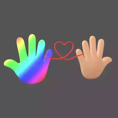 Hand with Red Line Icon v1 040