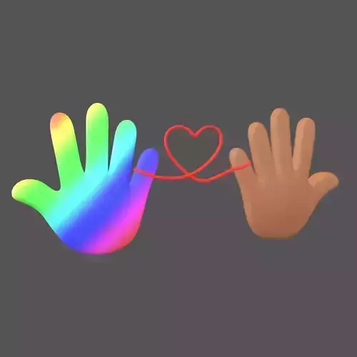 Hand with Red Line Icon v1 041