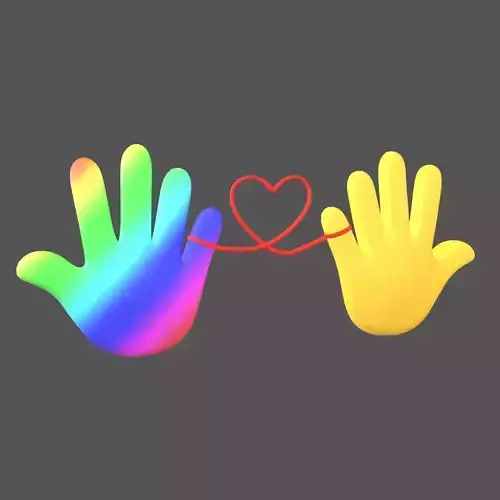 Hand with Red Line Icon v1 043