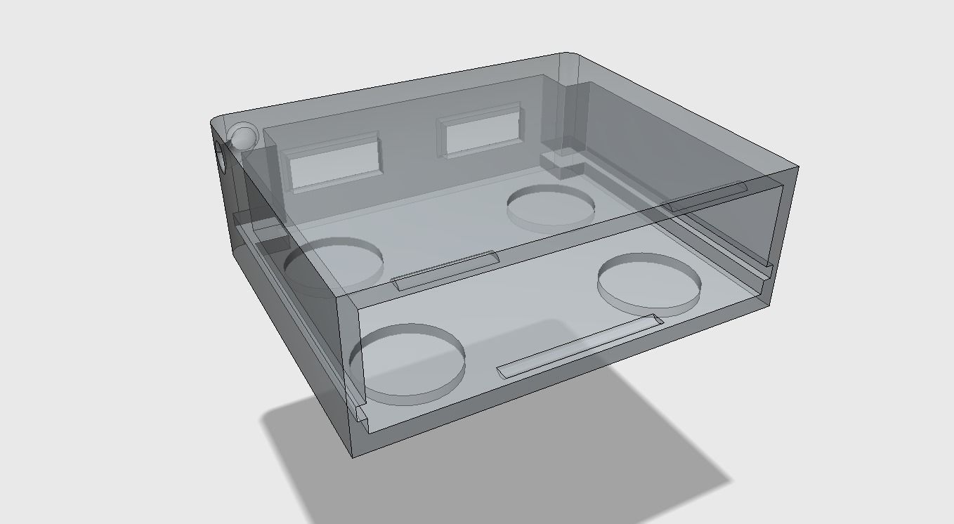 Case for DC-DC fast charger board AJ-27-2-L 3D print model_1