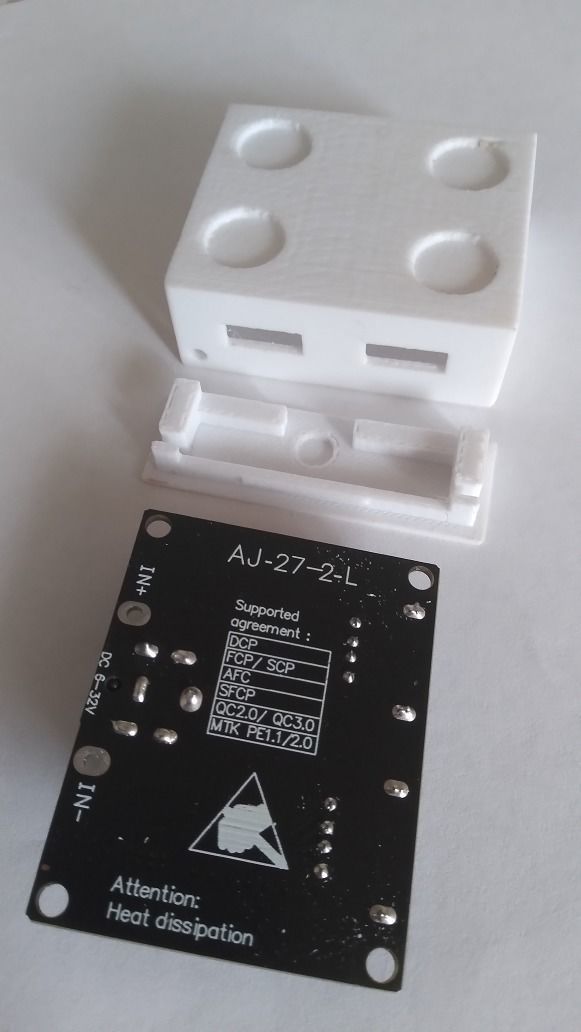 Case for DC-DC fast charger board AJ-27-2-L 3D print model_4