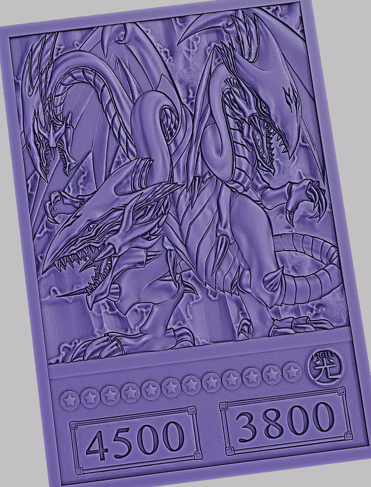blue eyes ultimate dragon - yugioh 3D print model